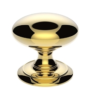 Carlisle Brass Large Centre Door Knob Polished Brass