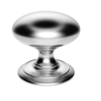 Carlisle Brass Large Centre Door Knob Satin Chrome