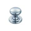 Carlisle Brass Polished Chrome Fingertip Design Victorian Knob 25mm