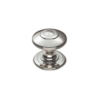 Carlisle Brass Polished Nickel Fingertip Design Anderson Knob 32mm