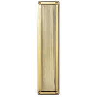 Carlisle Brass Queen Anne Finger Plate Polished Brass