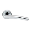 Carlisle Brass Serozzetta Carolina Lever on Round Rose Concealed Fix Polished Chrome