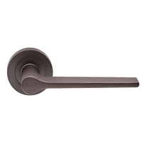 Carlisle Brass Velino Lever on Round Rose Matt Bronze