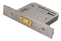 Easi-T 3 Lever Deadlock 64mm Stainless Steel