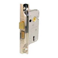 Easi-T 63mm (2.5") 2 Lever Rebated Sashlock Nickel Plated