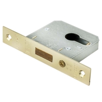 Easi-T 63mm (2.5") Economy Euro Profile Deadlock Electro Brass