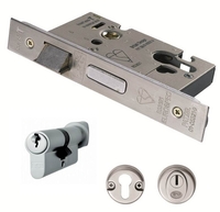 Easi-T 63mm (2.5") Euro Profile BS8621 Cylinder & Turn Sashlock SSS