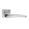 Frascio Aria Door Handle on Radius Square Rose Satin Chrome