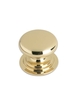 Fulton & Bray 38mm Victorian Cupboard Knob Polished Brass