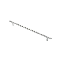 Polished Chrome Fingertip Design Steel T-Bar Handle 12mm Dia. 288mm Centres