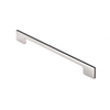 Satin Chrome/Black Fingertip Design Harris Pull Handle 192mm Centres