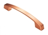 Satin Copper Fingertip Design Bridge Handle 160mm Centres