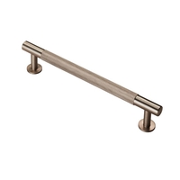 Satin Nickel Fingertip Design Knurled Pull Handle 160mm Centres