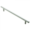 Satin Nickel Fingertip Design Steel T-Bar Handle 12mm Dia. 768mm Centres