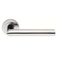 Serozzetta Morado Door Handle on Rose Polished Chrome