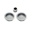 Sliding Door Rose With Flush Pull 57mm Satin Chrome