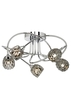 Barker 5 Light Ceiling Light Chrome