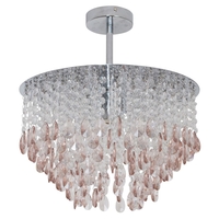 Brady Semi Flush Ceiling Light Blush