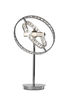 Dar Eternity Table Lamp Polished Chrome