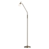 Endon Touch Desk Floor Lamp Antique Brass