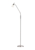 Endon Touch Desk Floor Lamp Satin Chrome