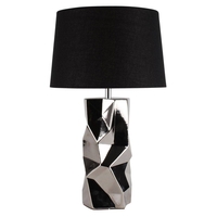 Geometric Large Table Lamp Chrome