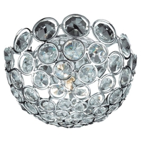 Impex Globe Wall Light Polished Chrome