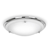 Jade Bathroom Flush Ceiling Light Chrome