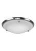 Jade Bathroom Flush Ceiling Light Satin Nickel