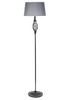 Jenna Floor Lamp Black Chrome