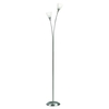 Nottingham Floor Lamp Satin Chrome