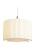 Pleated Pendant Light Shade Cream