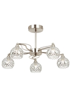 Radcliffe 5 Light Ceiling Light Nickel