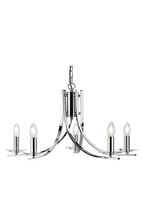 Searchlight Ascona 8 Light Ceiling Light Polished Chrome