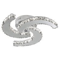 Searchlight Clover 15 Light Crystal LED Ceiling Light