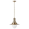Searchlight Fisherman Ceiling Light Antique Brass