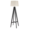 Searchlight Quadra Floor Lamp Darkwood/Cream