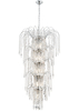 Searchlight Waterfall 13 Light Polished Chrome/Crystal Ceiling Light