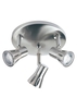 Senna 3 Spotlight Plate Satin Chrome