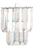 Servlite Prism 2 Tier Pendant Light Shade Polished Chrome