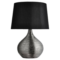 Torno Table Lamp Silver/Black
