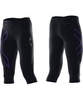 2XU Ladies PWX Black and Purple Compression Capri Tights - Size S