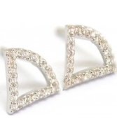 Babette Wasserman Ladies Tricorn Earrings