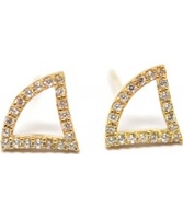 Babette Wasserman Ladies Tricorn Earrings