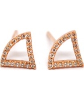 Babette Wasserman Ladies Tricorn Earrings