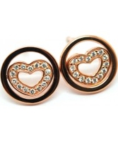 Babette Wasserman Ladies Twisting Heart Earring