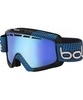 Bolle Nova II Matte Black and Blue - Aurora Blue Ski Goggles