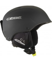 Cebe Contest Matte Black Silver Ski Helmet - 53-57cm