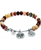 Chrysalis Botswana Agli Tree Of Life Rhodium Plated Expandable Charm Bangle