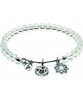 Chrysalis Clear Crystal Redemption Rhodium Plated Expandable Charm Bangle